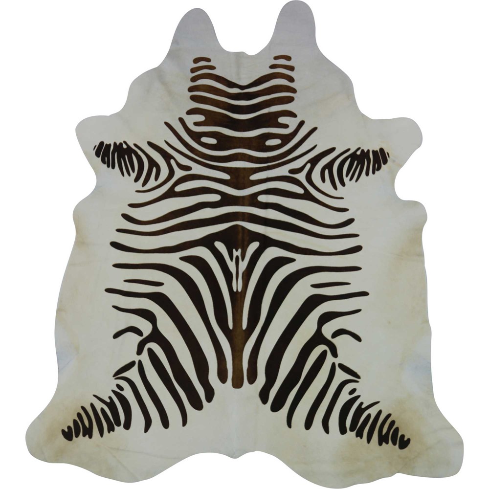 Cowhide 11750 Black and White Zebra Dyed Hide